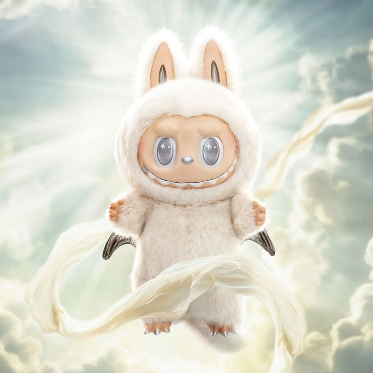 Pop Mart The Monsters Zimomo Angel In Clouds Collector Labubu Figure (RARE)