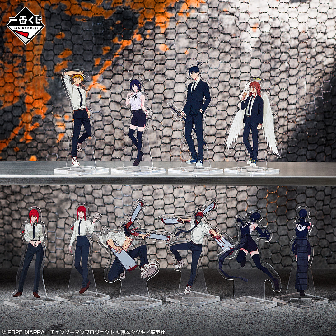 Chainsaw Man Denji Reze Arc Ichiban Kuji Acrylic Stand Gashapon