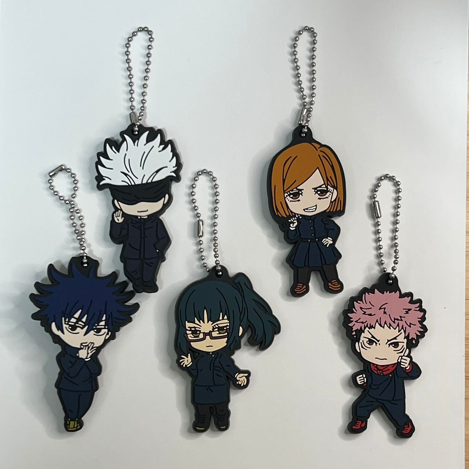 Jujutsu Kaisen Yuji Rubber keychain by Goods Smile Company Nendoroid Plus Capsule Line