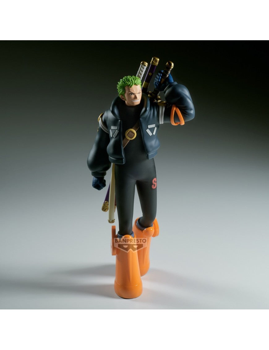 One Piece Zoro Egghead version figure by Bandai