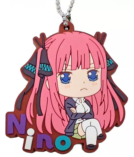 the quintessential quintuplets Nino Rubber Keychain