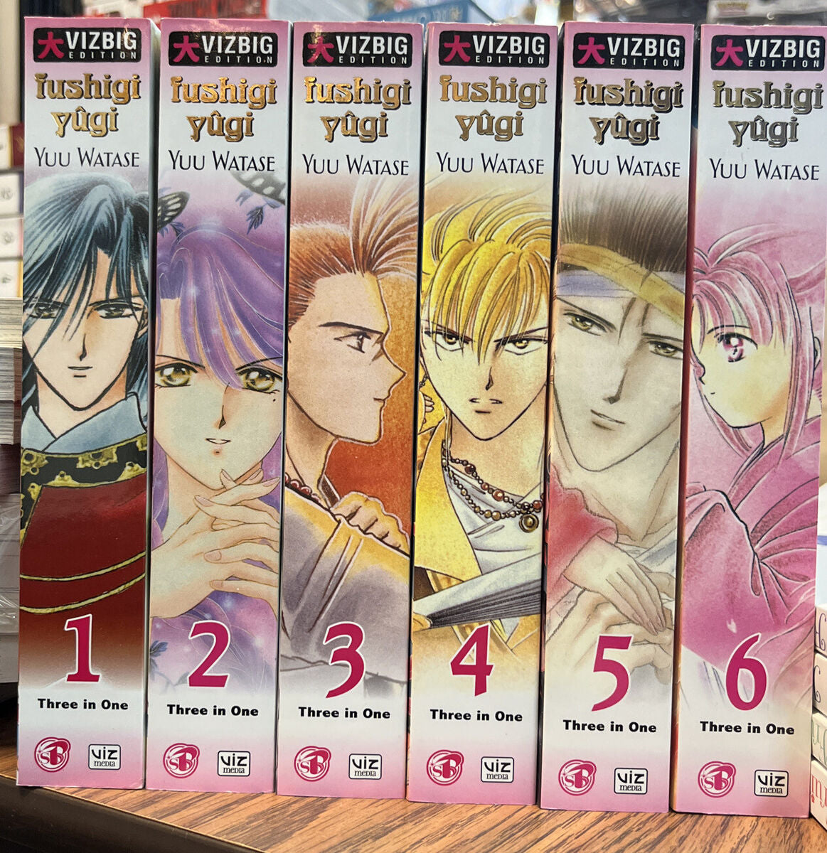 Fushigi Yuugi Manga Omnibus Editions 1-6 Complete English