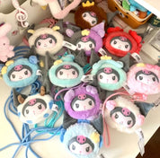 Sanrio Kuromi Zodiac Series Plush Keychain Blind Box (Confirmed Styles)