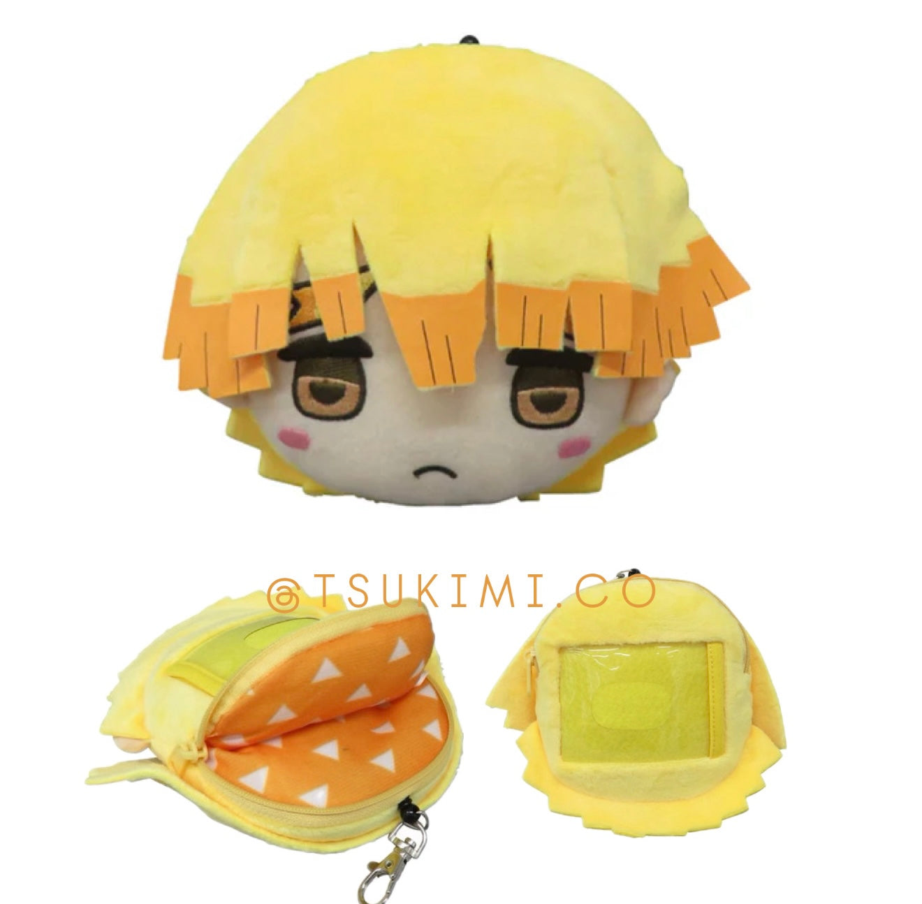 Demon Slayer FURYU Kimetsu no Yaiba Reel Pass Case - Zenitsu