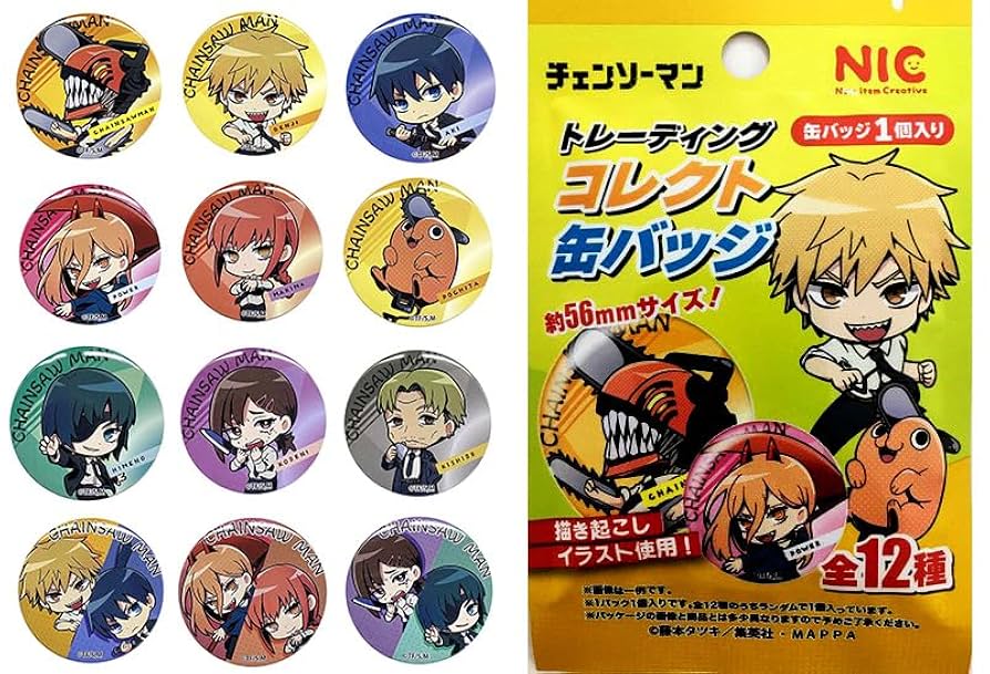 Chainsaw Man Collector Pin Blind Bag Gashapon (1 Random)