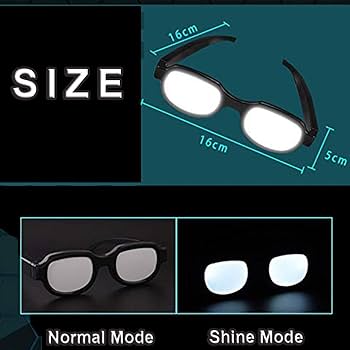Anime Glasses Prop  Meme Rechargeable