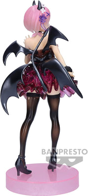 Banpresto - Re:Zero-Starting Life in Another World - Ram Special Color ver. -Clear & Dressy-, Bandai Spirits Espresto Figure