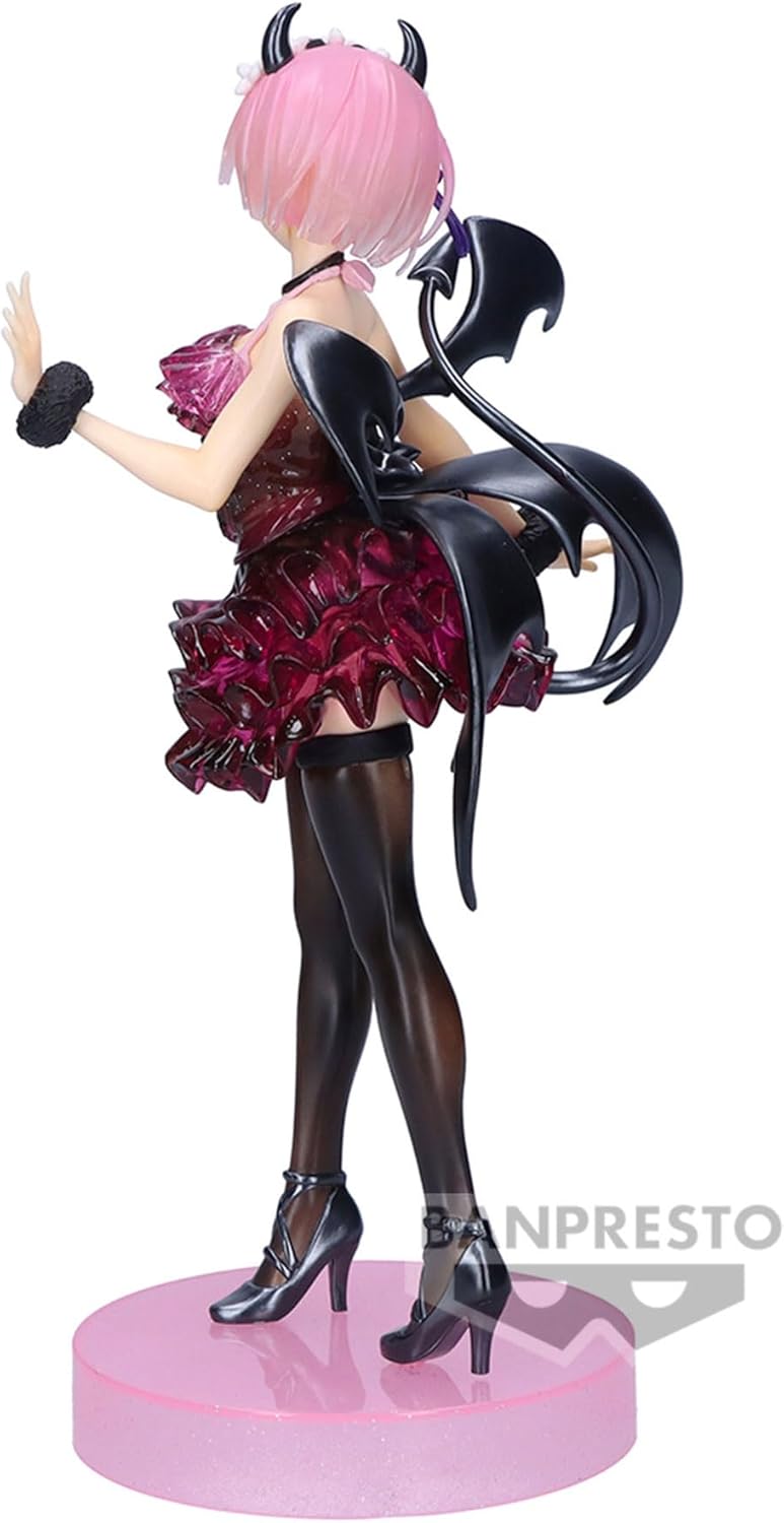 Banpresto - Re:Zero-Starting Life in Another World - Ram Special Color ver. -Clear & Dressy-, Bandai Spirits Espresto Figure