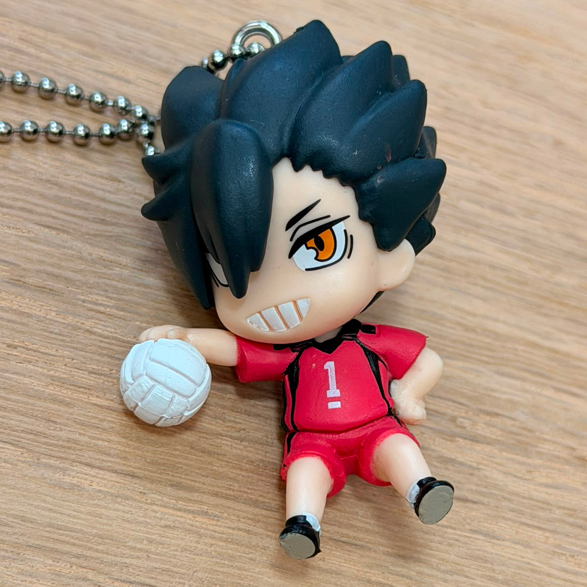 Haikyuu!! T-Arts Defo Fig! Tetsuro Kuro mini figurine keychain