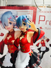 Re:Zero Rem Red China Maid Dress Ver. by Taito Re Zero