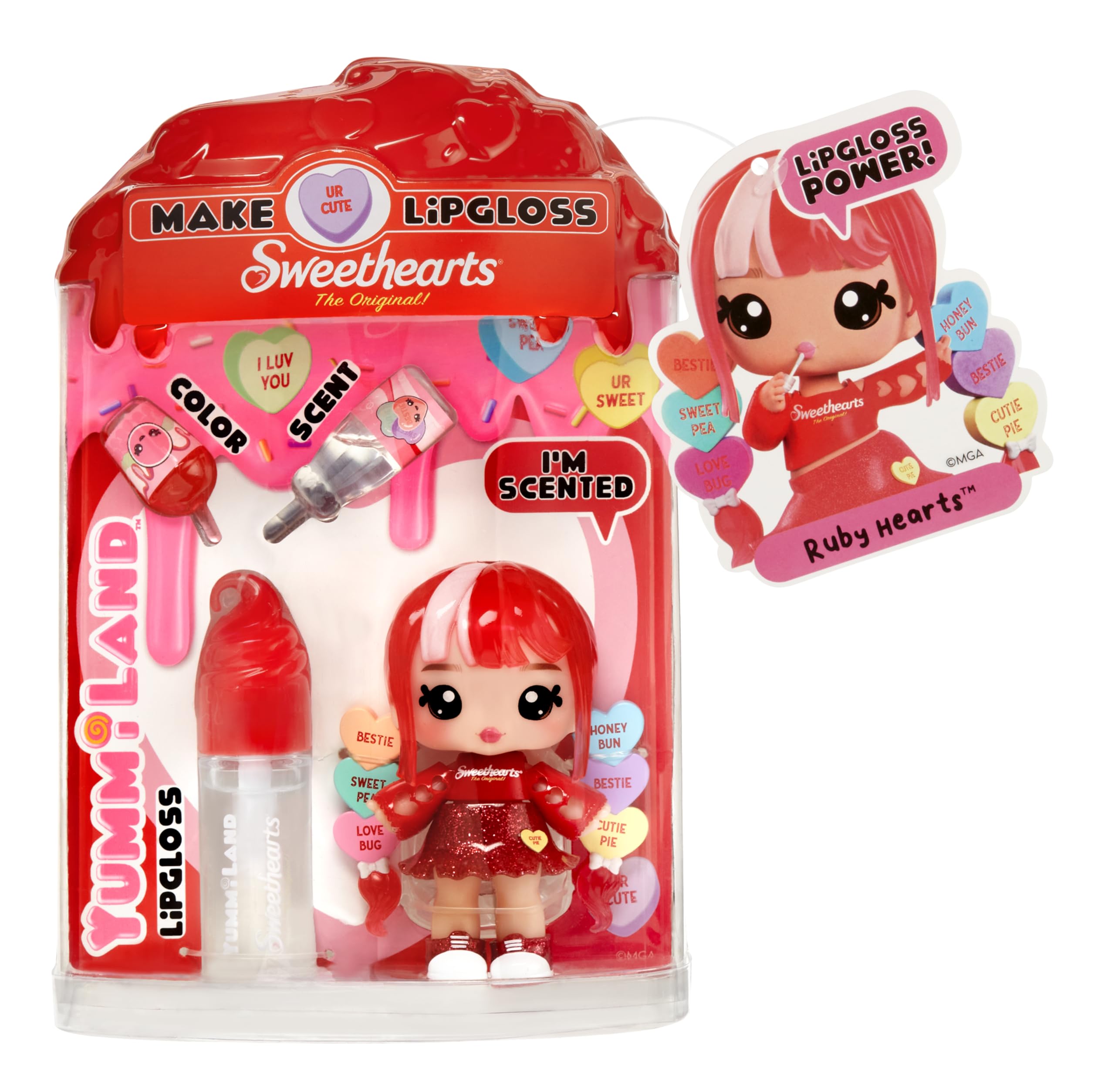 Yummiland x Sweethearts Collection Ruby Hearts Lip Gloss Doll Valentine Special
