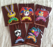 The Amazing Digital Circus Official Rubber Pukkuri Keychains
