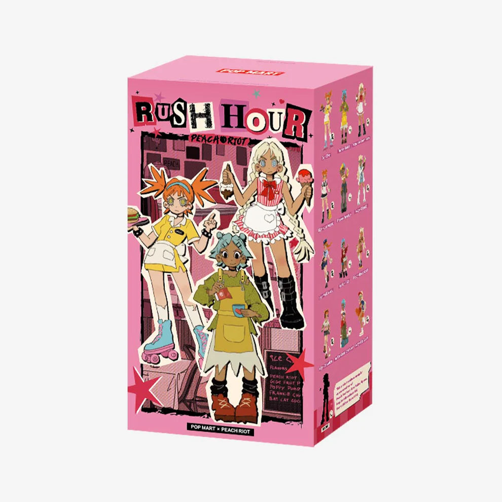 Peach Riot Rush Hour Blind Box Figures by Popmart
