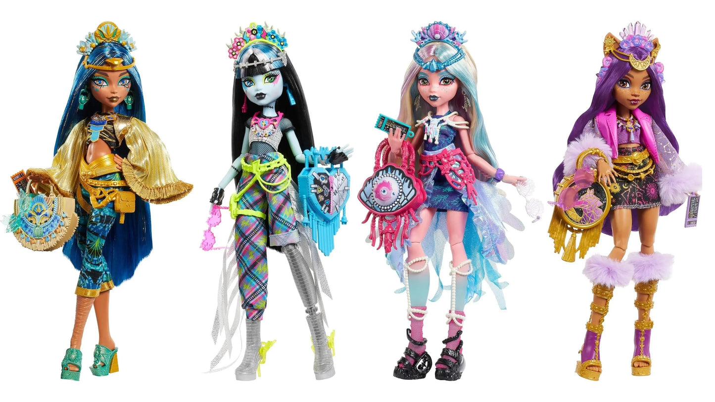 Monster High Monster Fest Complete set of 4 Dolls