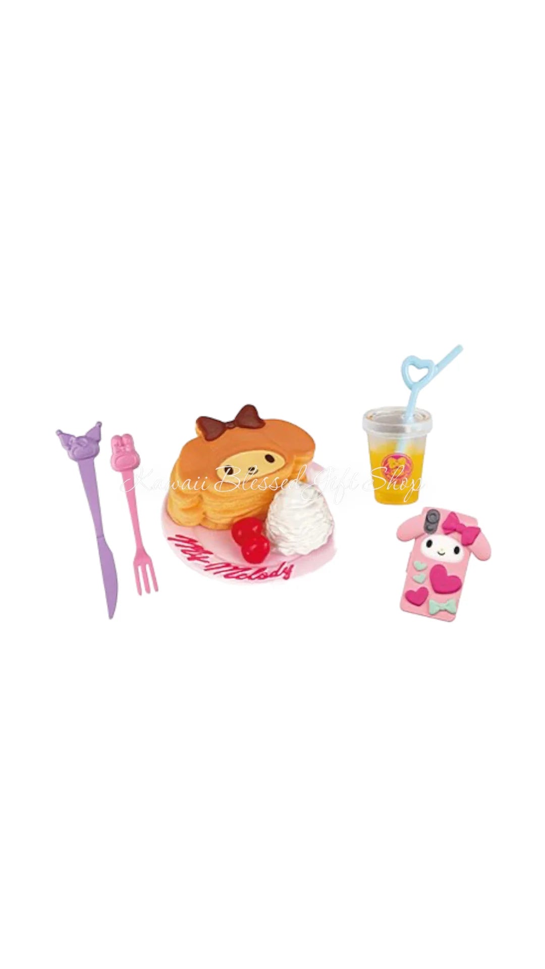 Sanrio My Melody and Kuromi Cafe Re-ment (Complete Set)