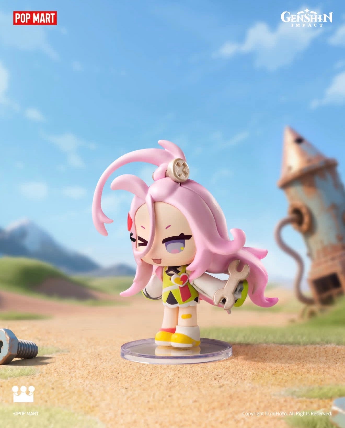 Popmart X Genshin Impact The Adventure Continues Gathering Chibis Figure Blind Box