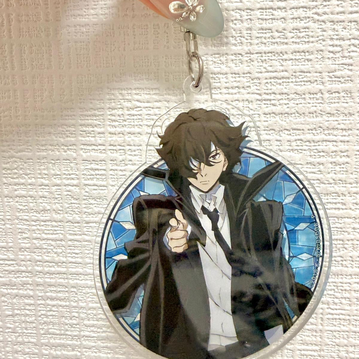 Bungo Stray Dogs Osamu Dazai acrylic keychain by Kadokawa