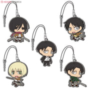 Attack on Titan Chimi Attack Earphone Jack Mascot RARE