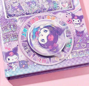 Sanrio Shaker Notebooks My Melody and Kuromi