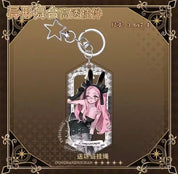 Alien Stage Bunny Themed Acrylic Star Keychain