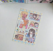 Anime Kawaii Gamer y2k Cybercore Sticker Sheets (7 Designs)