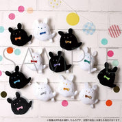 Yum Yum Donut Cute Mini Charm Bunny Plush Keychain JP (1 random design)