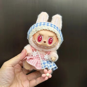 Plush Doll Clothes fits Labubu/skullpanda/lila etc