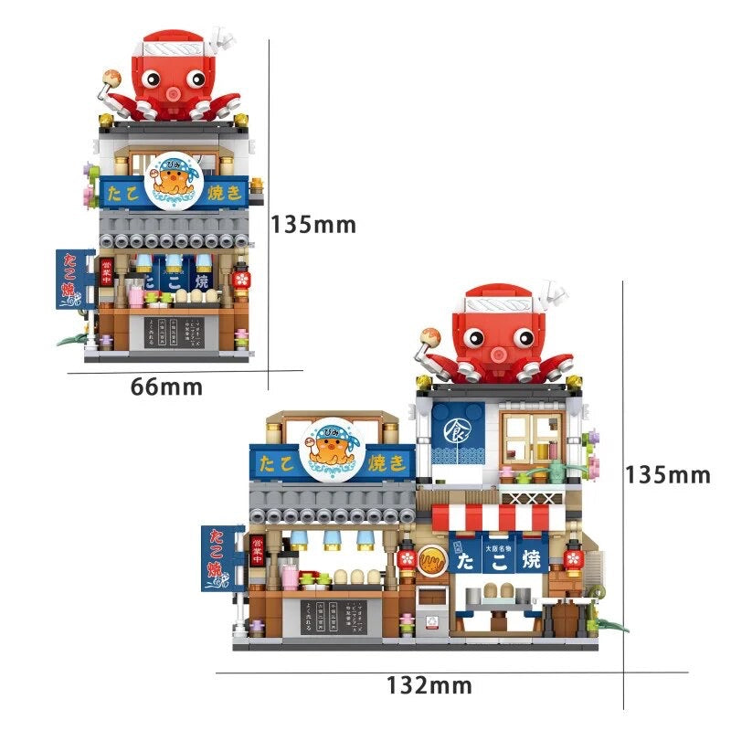 Japanese Cat Themed Shop Lego Puzzle