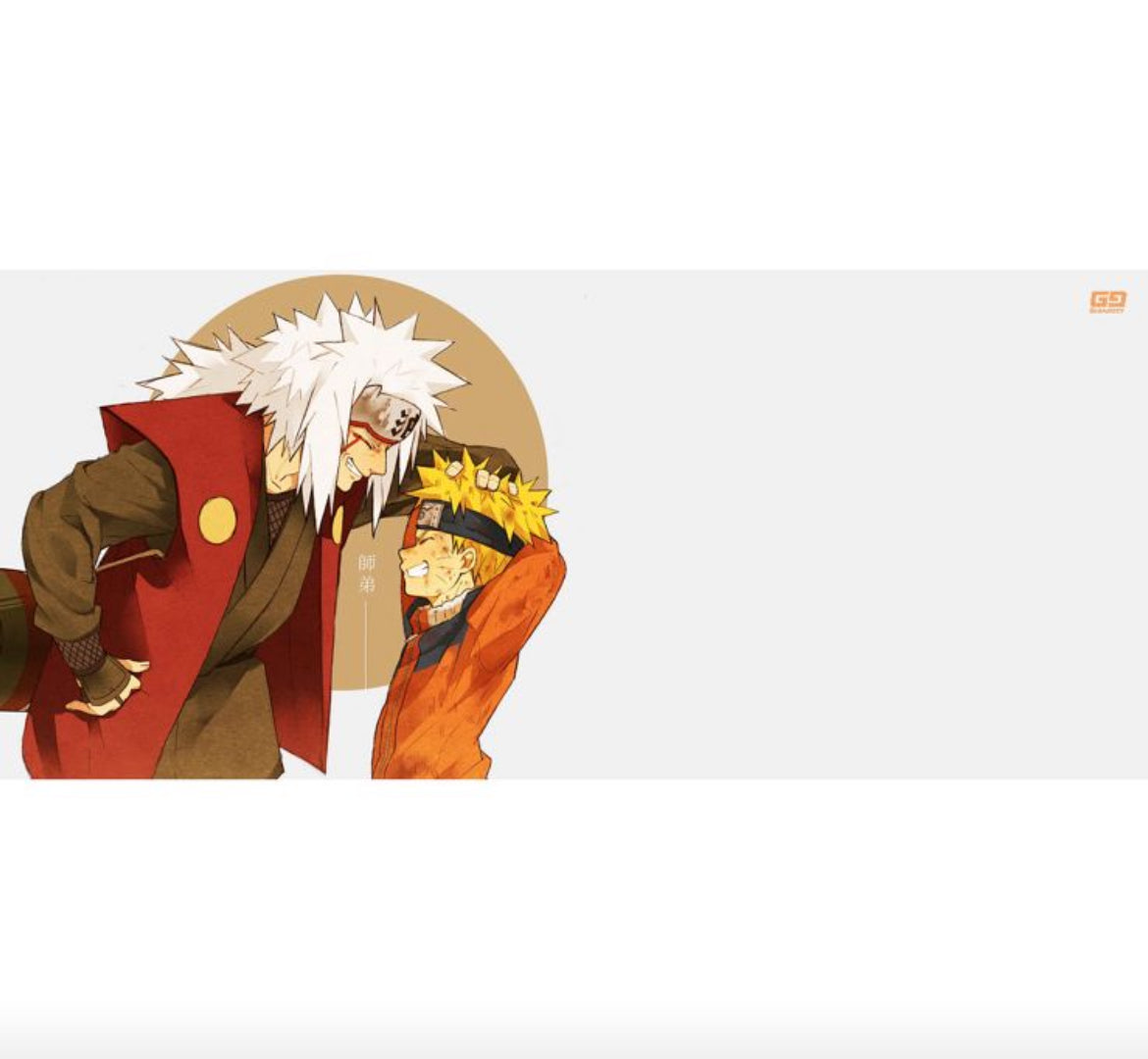 Naruto and Jiraya HD Premium Mousepad by Gigadget.lb