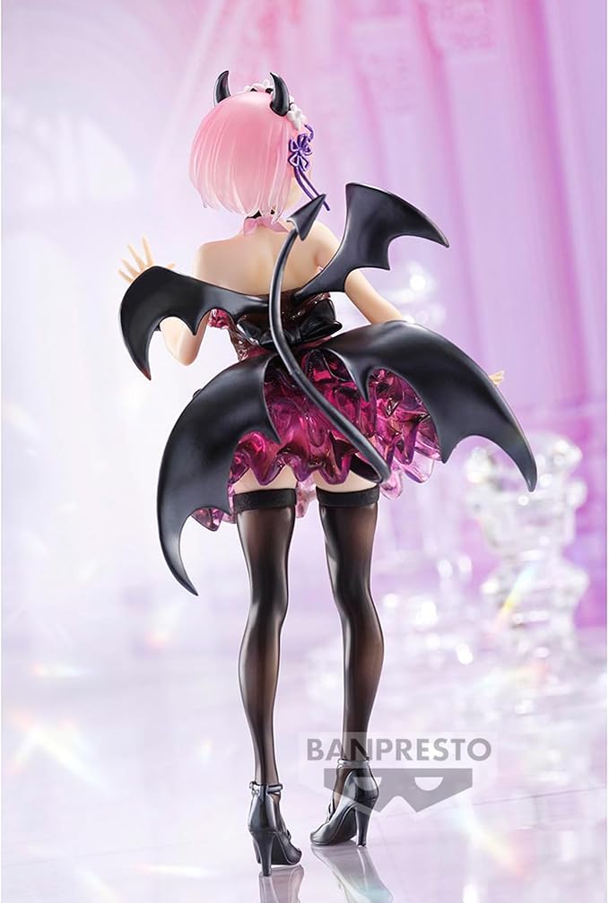 Banpresto - Re:Zero-Starting Life in Another World - Ram Special Color ver. -Clear & Dressy-, Bandai Spirits Espresto Figure