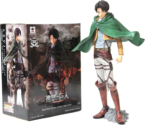 Attack on Titan Master Stars Piece 49088 9.5" Levi Ackerman Action Figure