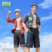 Jujutsu Kaisen Gojo and Geto Beach Set of two figures by Sega (RARE)