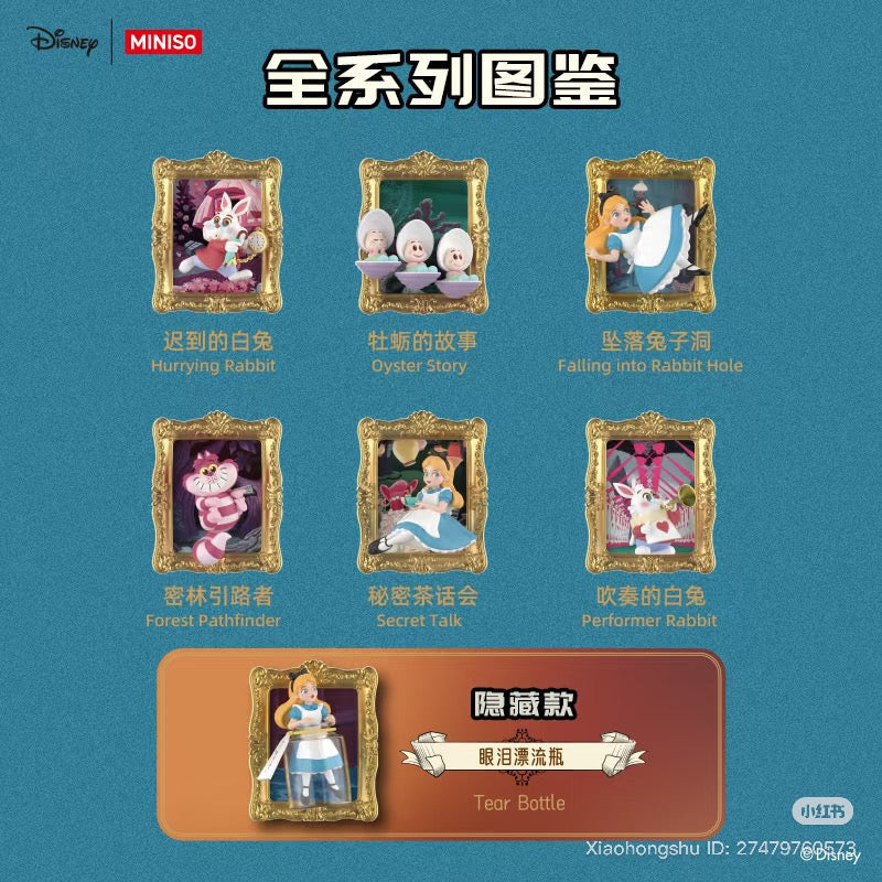 Disney Alice Art Museum Blind Box Series By Miniso