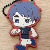 Haikyuu!! Osamu Miya rubber keychain