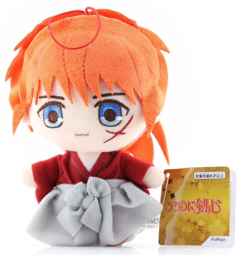 Rurouni Kenshin Kenshin Himura Plush Doll Strap Keychain Amusement prize Anime