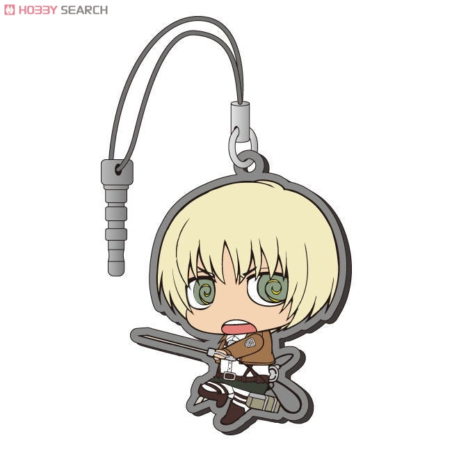 Attack on Titan Chimi Attack Earphone Jack Mascot RARE