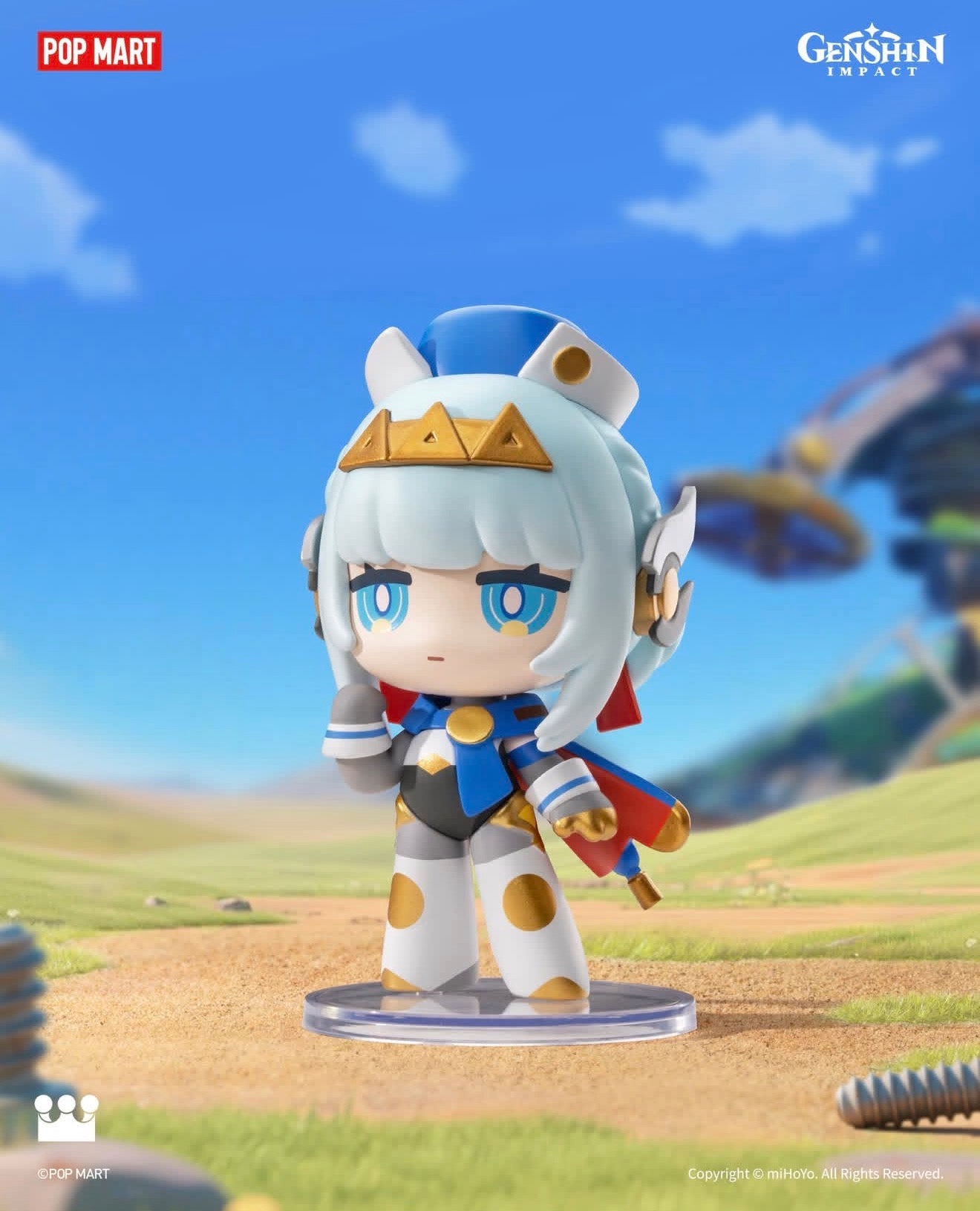 Popmart X Genshin Impact The Adventure Continues Gathering Chibis Figure Blind Box