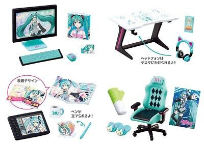 Vocaloid Hatsune Miku’s Room Miniature Re-ment Set Complete (RARE)