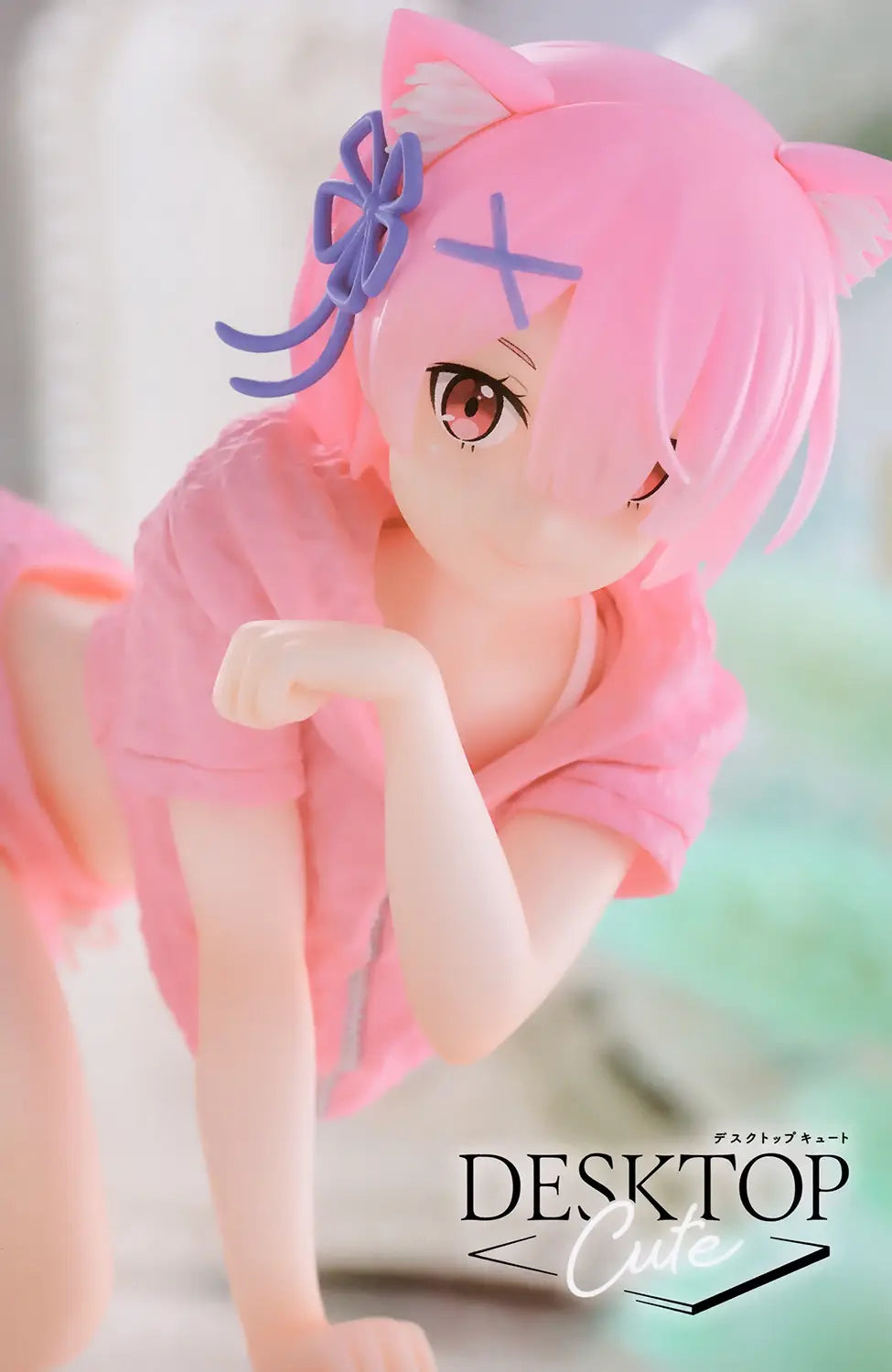 Re:Zero Starting Life in Another World Desktop Cute Figure Ram Cat Room Wear Ver. Re Zero
