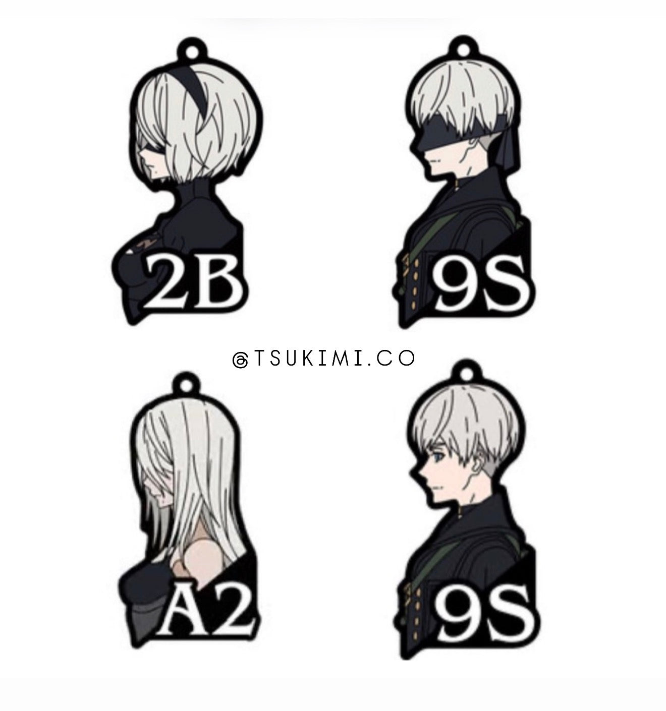 NieR:Automata Ver1.1a - YoRHa - NieR:Automata 1.1a Housou Ichiban Kuji (F Prize) - Rubber Strap