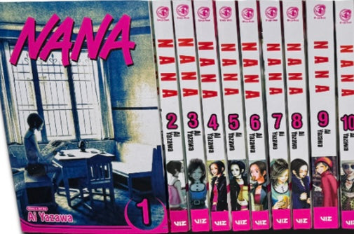 Nana Manga Set Volumes 1-10(RARE)