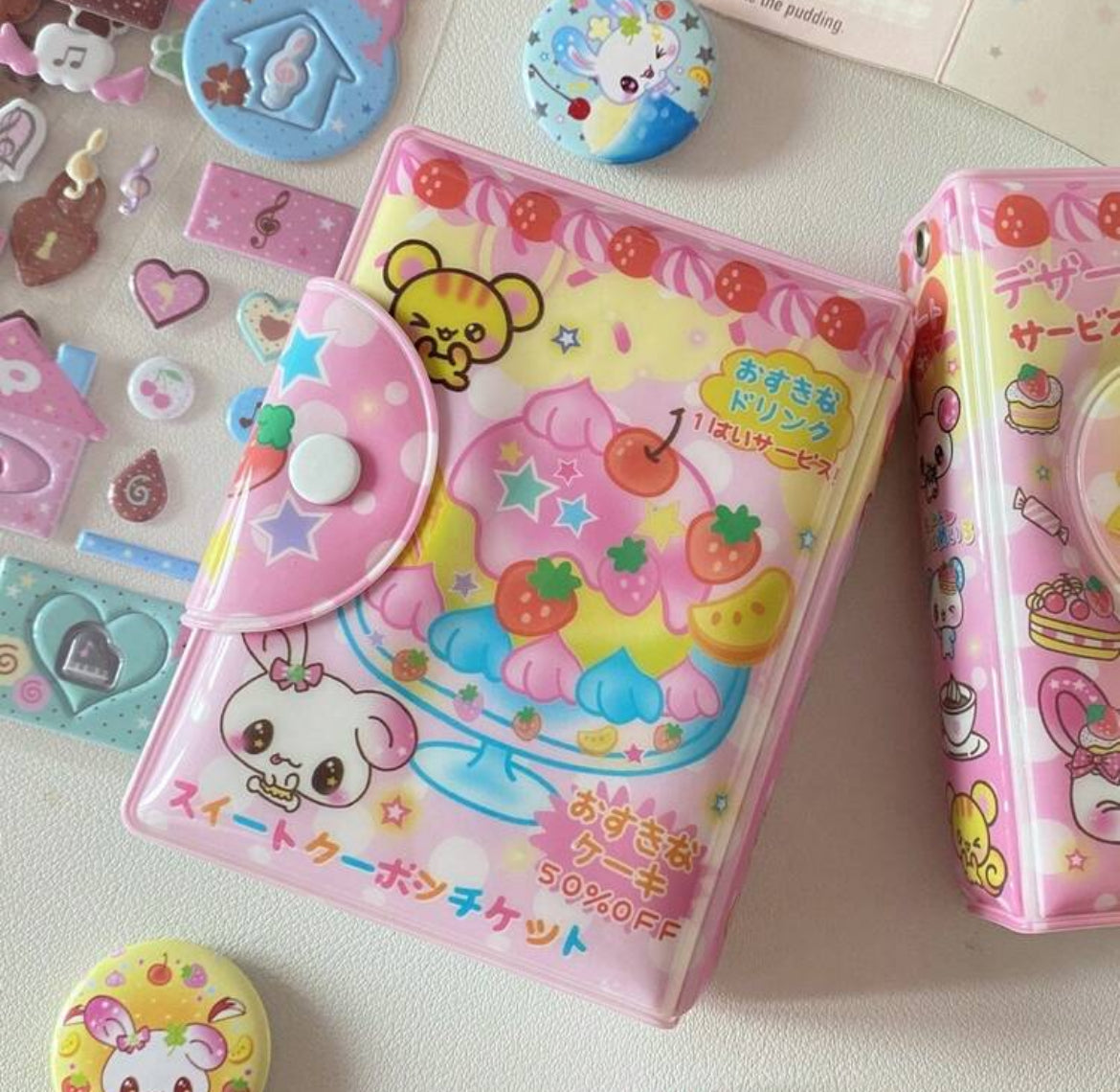 Retro Y2K Decoden Kawaii Photocard Binder Folder