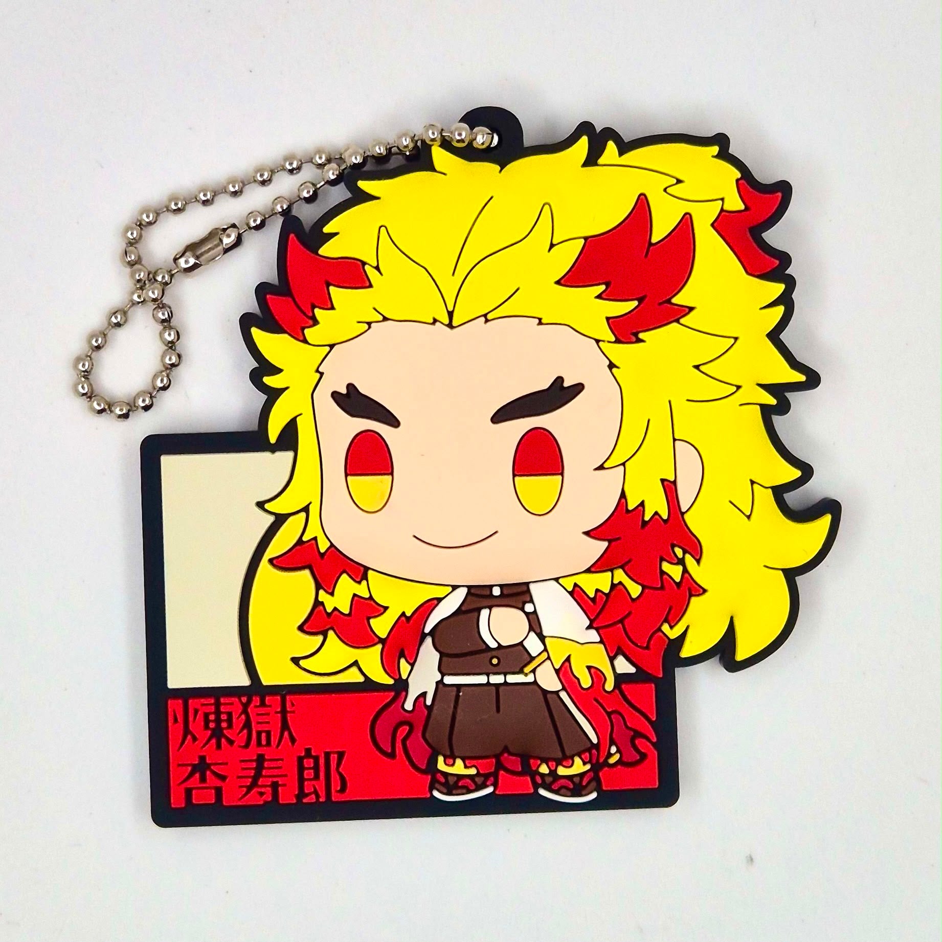 Demon Slayer Official Rengoku Kyojuro rubber keychain
