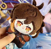 Genshin Impact Zhongli Fanmade Plushie Keychain