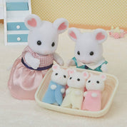 Calico Critters Marshmallow Mouse Triplets Sylvanian Family