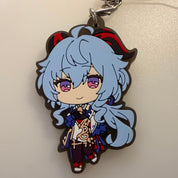 Genshin Impact Ganyu strap rubber keychain by Bushiroad