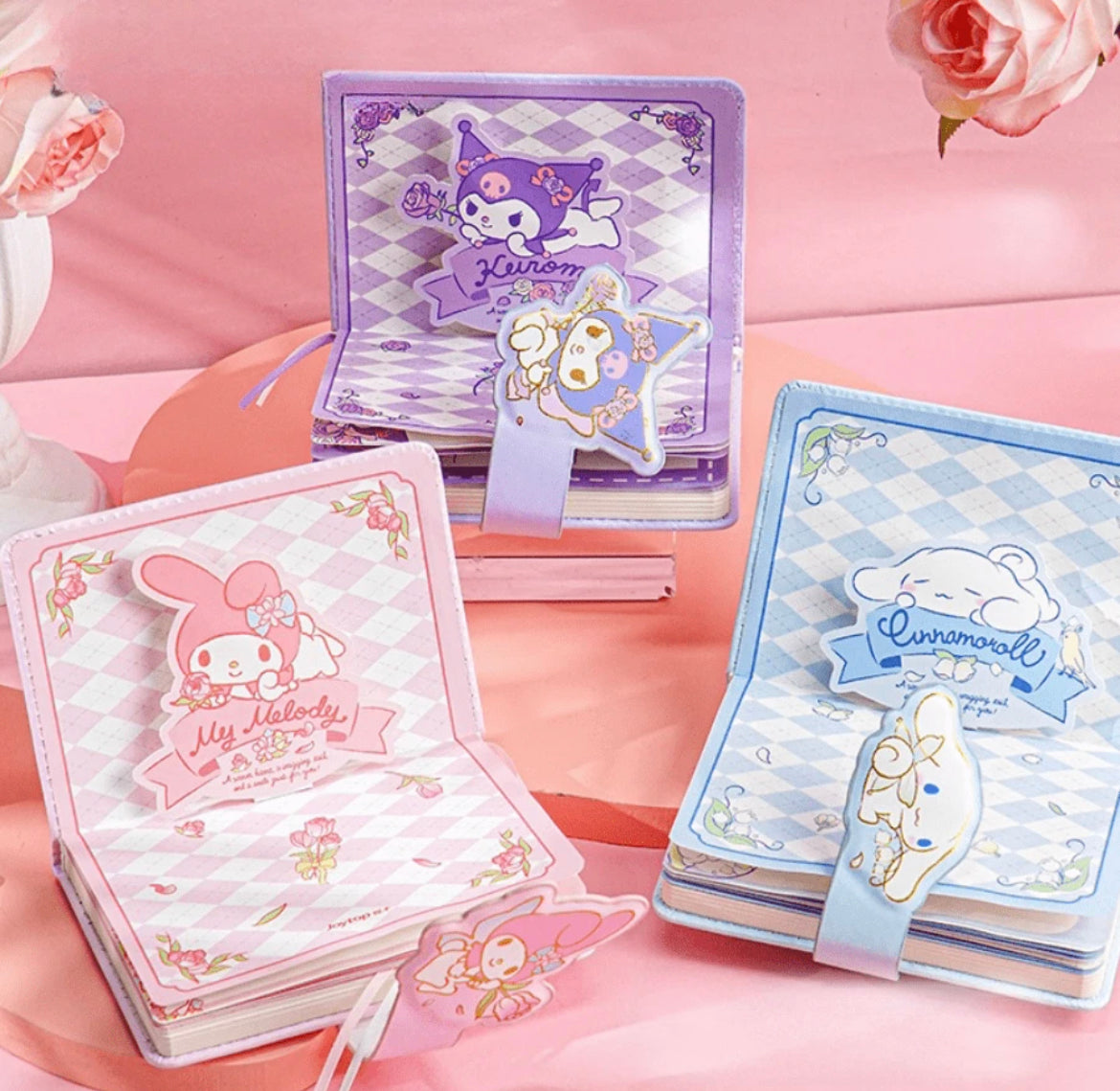 Sanrio My Melody and Kuromi notebooks