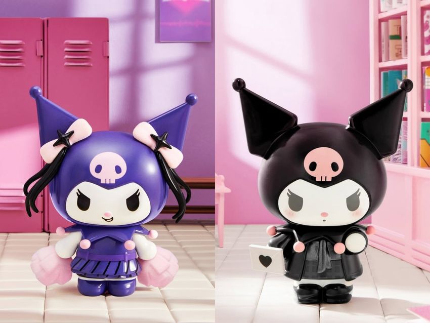Sanrio Kuromi and My Melody Moving Scene Blind Box Figures by Miniso