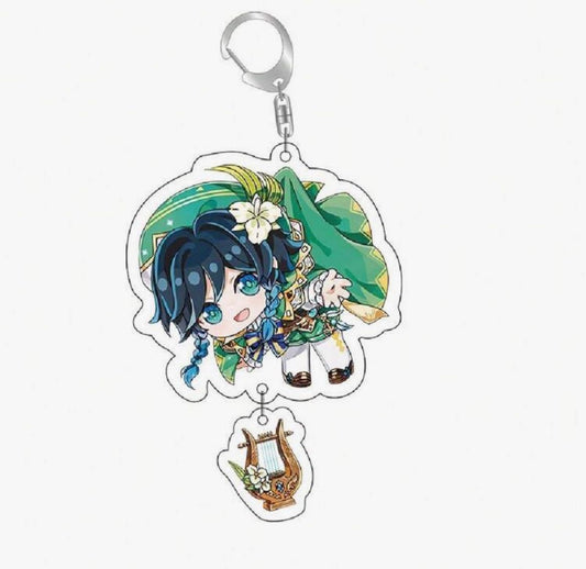 Genshin Impact Venti Acrylic Keychain