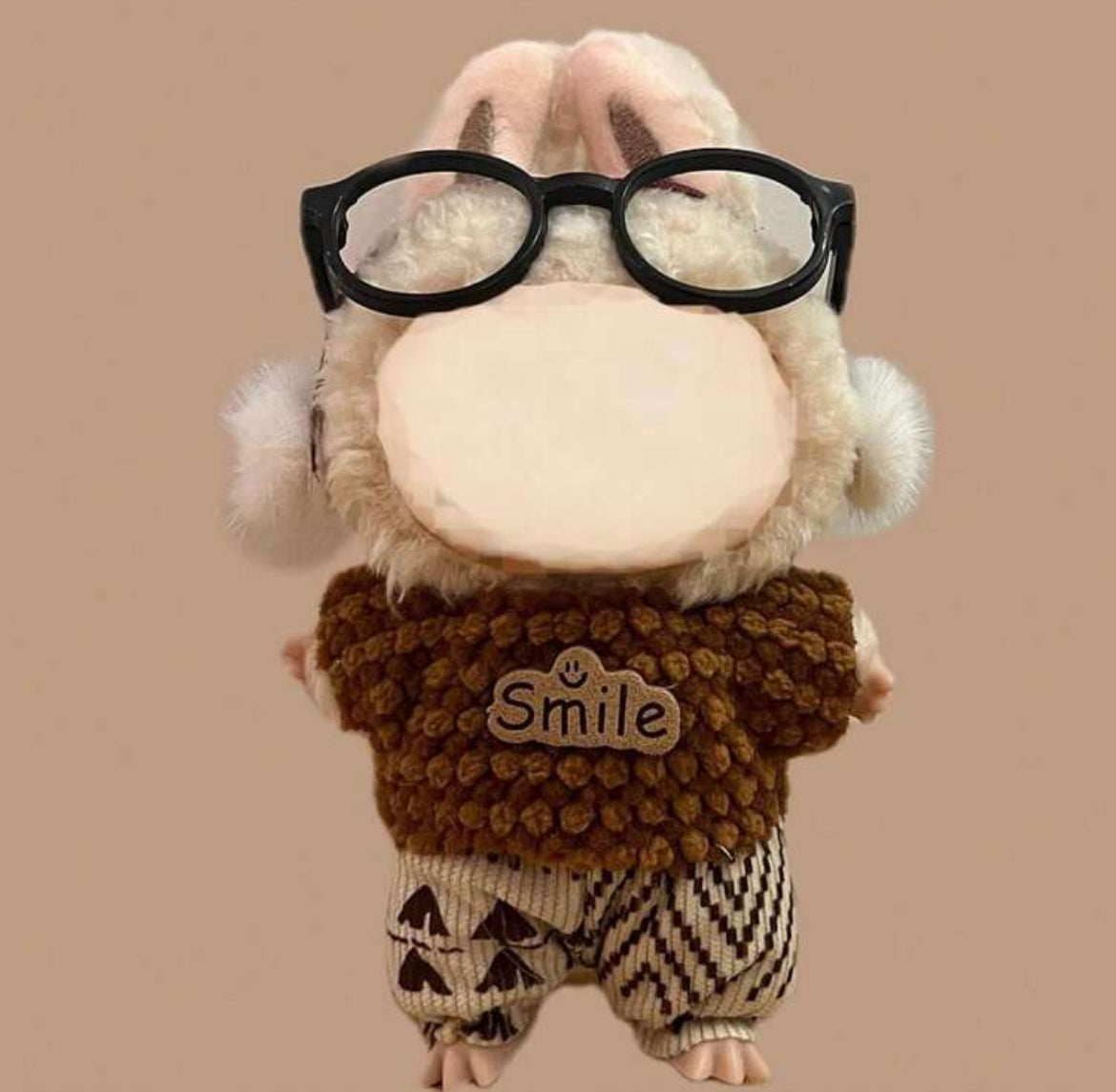 Plush Doll Clothes fits Labubu/skullpanda/lila etc